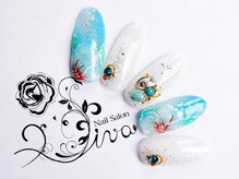 ネイルサロン ディーバ ギンザ(Nail salon Diva GINZA)/涼しげフラワー９５００
