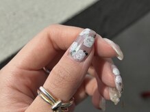 アイネイルズ 吉祥寺店(I nails)/ガーリー印象派バラネイル