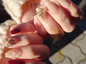 シアン(Cyan)の写真/【パーマネントジュエリー・耳つぼジュエリー対応店】ネイルと合わせて様々なメニューを提供します♪