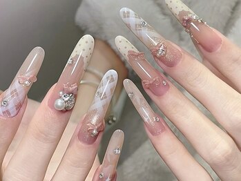 エルアンドワイ(L&Y)の写真/可愛いパーツも種類豊富で貴女の理想の指先に☆雑誌&画像持込お任せ下さい★長さ出しもお任せ!広末町駅近◎