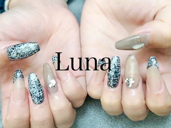 大人ツイードネイル