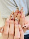 チェリーリボンキュートネイル