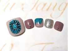 ウータン(Wu-Tang)/ターコイズネイル￥10000