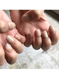 ヌーディー　ニュアンスネイル