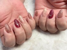 サロンドエス(Salon’d S.)/マットなオフィスネイル