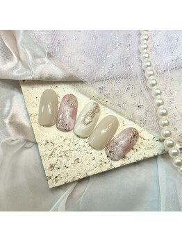 ミネット(Minette)/【定額デザイン】ツイードネイル