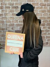 クイーナクルー(QUEENA CLUE)/エクステでスーパーロングに
