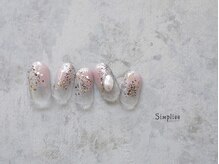 シンプリー 西荻窪店(Simpliee)/パールニュアンスネイル￥6900