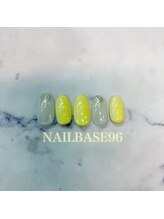 ネイルベースキュウロク(NAILBASE96)/レモンイエローネイル