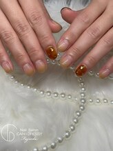 キャンアイドレッシー 藤枝店/べっ甲ネイル