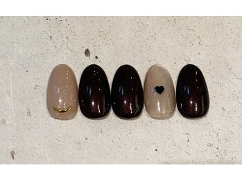 ネイルサロン エムズ(Nail Salon M's)/ポイントハートでバレンタイン