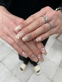 ハートホロネイル