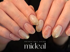 ミラーニュアンスネイル