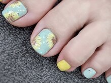 ナチュラルネイル 志木東口店(Natural nail)/サンフラワーネイル
