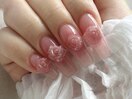 ダスティピンクバラネイル