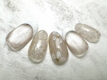 キャンアイドレッシー 上新庄店(Can I Dressy)/マグネット×フラワーネイル