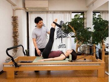 ライフ ピラティス スタジオ(LIFE Pilates Studio)/リリース後のストレッチ　足