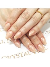 クリスタルネイル ゆめタウン博多店(CRYSTAL NAIL)/ご新規様シンプルカラージェル