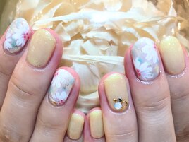 定額デイジーネイル。