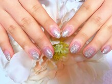 アイリッシュネイル 久屋大通店(Irish Nail)/シンプルシルバーラメ
