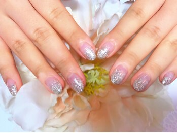 アイリッシュネイル 久屋大通店(Irish Nail)/シンプルシルバーラメ