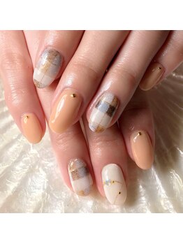 ネイルサロンクリアヴィラ(nail salon clear villa)/チェックネイル☆