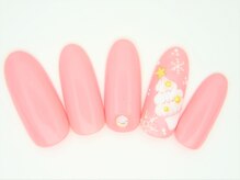 ワンネイル(ONE NAIL)/＃クリスマス＃ツリー＃雪の結晶