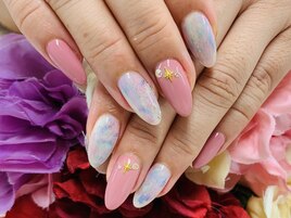 【ほり】シースルーネイル