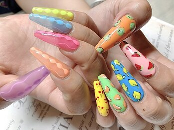 ラヴィアスプラス(LAVIAS+)/【スカルプ】10本アートし放題