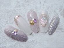 ラルネイル 大宮(Lull. nail)/#マーメイドネイル#オーロラ