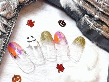 ネイルグラマラス 西新井店/《パラジェル》ハロウィンネイル