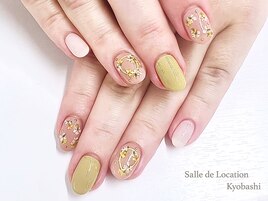 押し花ネイル