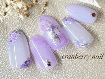 クランベリーネイル 代官山 恵比寿(cranberry nail)/6月定額アートデザイン