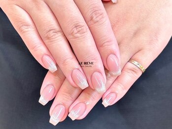 ルレーブ(LE REVE)/チークマグネットフレンチネイル