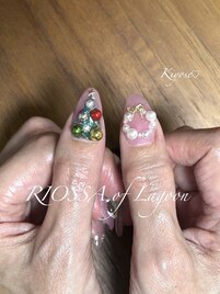 クリスマスネイル
