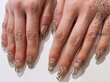 ブラン(Blanc)/大人っぽ個性的ネイル