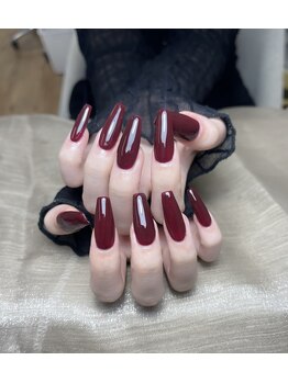 メオネイル(MEO NAIL)/ボルドーワンカラー