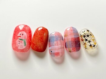 クレモアネイル 池袋西口店(CLEMORE NAIL)/フラッフィーネイル