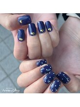 ネイルサロン アニーアンドジーノ(NAIL SALON Annie&Gino)/瓦町青ネイル