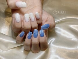 【パラジェル】しずくネイル