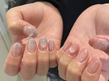 アコテアット ネイル アイ(acote @)/ちぐはぐ/ガーリー/クリアハート