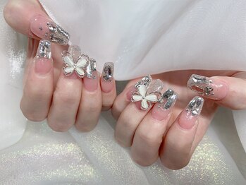モルフォネイル(Morpho nail)/#キラキラネイル