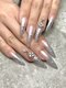 ネイルズ ヒマワリ(Nails Himawari)の写真/【鈴鹿】モチの良さ◎なスカルプ♪不揃いな自爪もスラッと美爪に大変身！当店付け替えオフはずっと無料★
