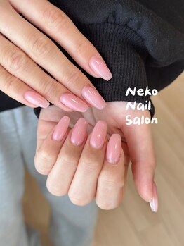 ネコ(Neko)/韓国ちゅるんワンカラー ピンク