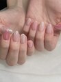 ディバイン ネイルズ(DIVINE NAILS) ピンクパウダーネイル♪