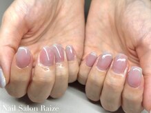 ライズ 本町店(Raize)/もやもやネイル/ピンク/ブルー
