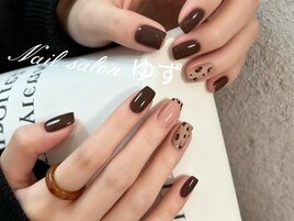 ヒョウ柄ネイル