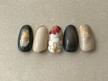 ブランロール 中目黒店(Blanl'or)/【和装】花柄×ニュアンス