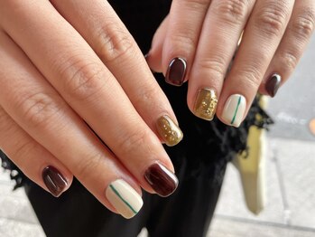 L'AJITTOnail&eyelashの写真/人気のシンプルデザインが豊富◇定額メニューで毎月のデザインの悩みも解決◎美爪を保ち洗練されたネイルへ