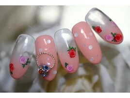 大人可愛い上品ネイル♪¥9980